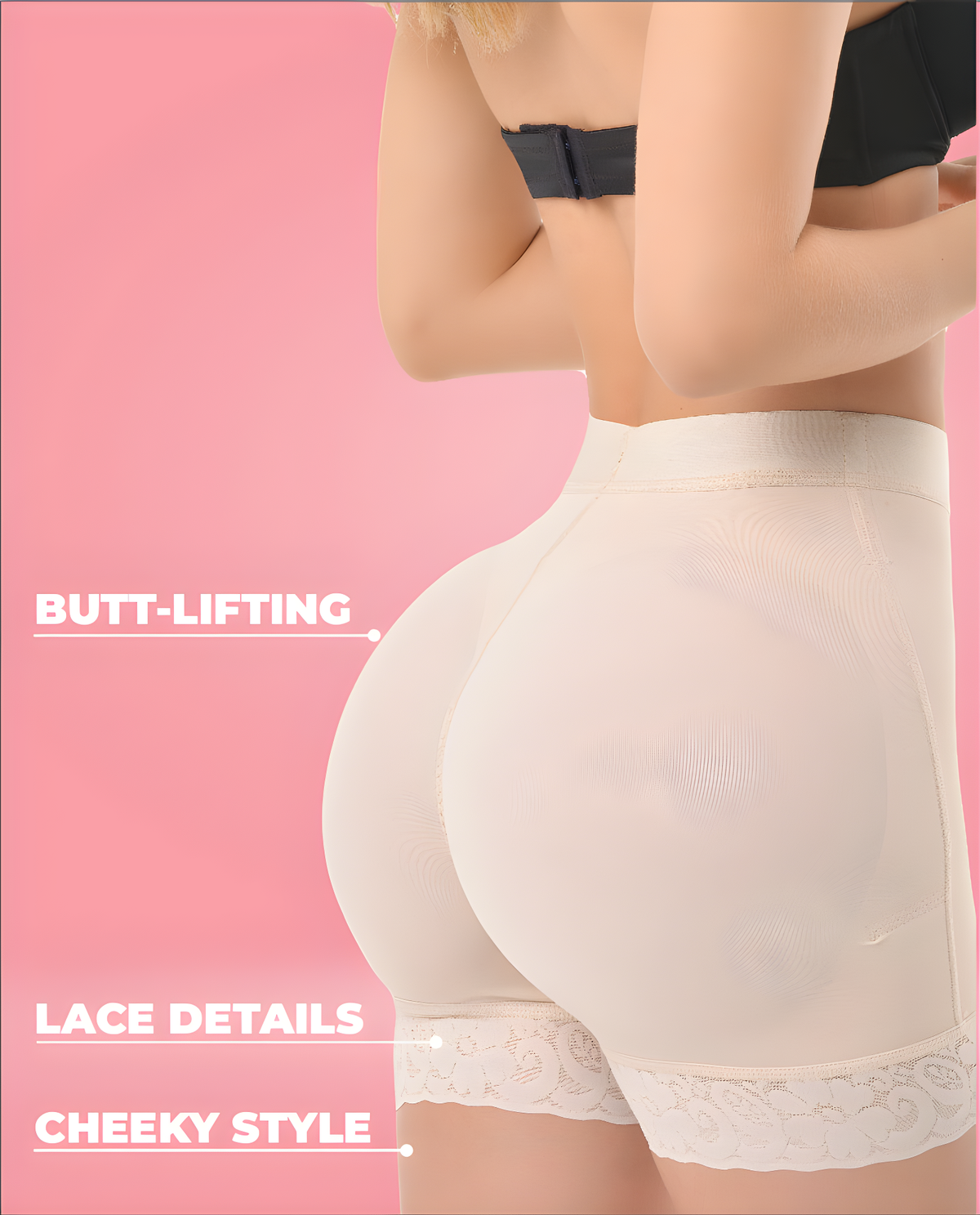 Bichota 1407 Stage 3 Colombian Faja/Shaping Shorts – Beige, photo 7