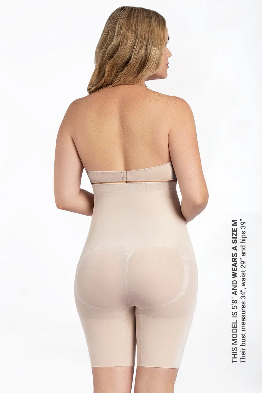 CURVEEZ High Waist Thigh Slimmer Comfort Evolution