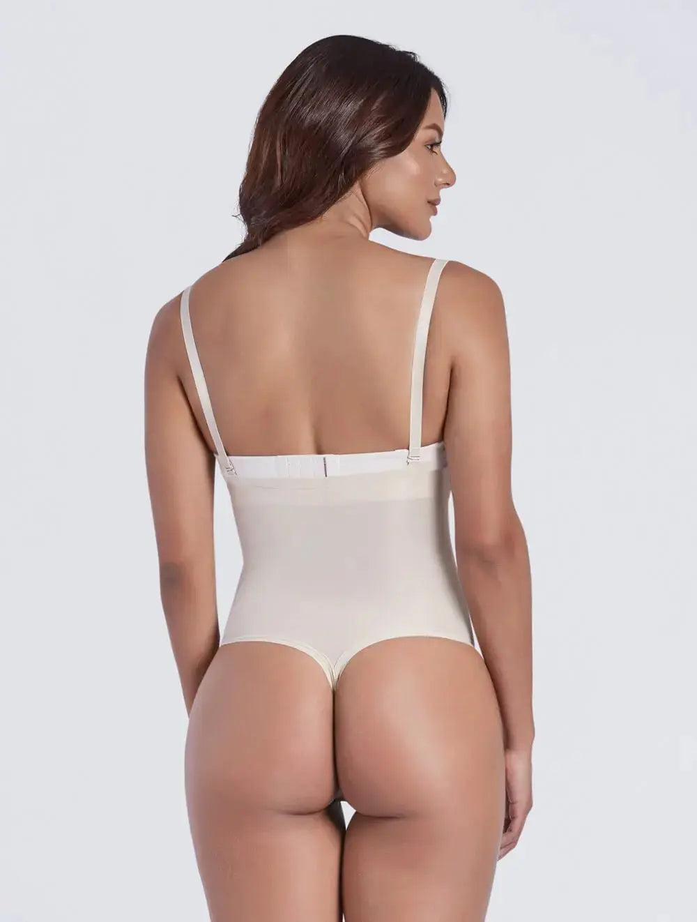 SHAPERLOVE Convertible Strap Thermal Thong Bodysuit