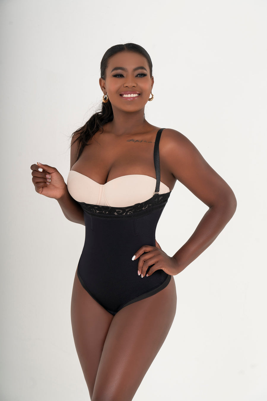 Strapless Bodysuit Thong - 201347